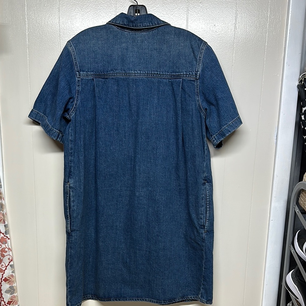 Universal Thread Blue Polo Collar Midi Dress - image 5